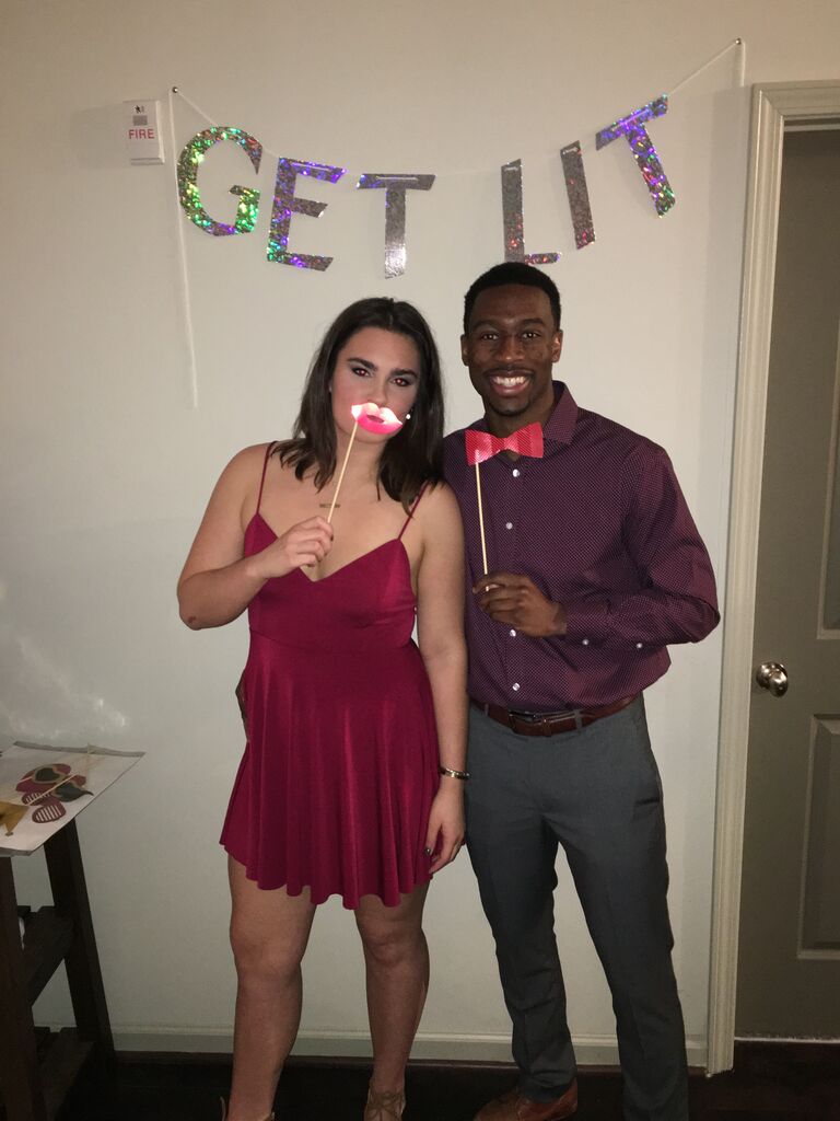 Chloe and Kevon celebrating Duke Volleyball's annual formal!