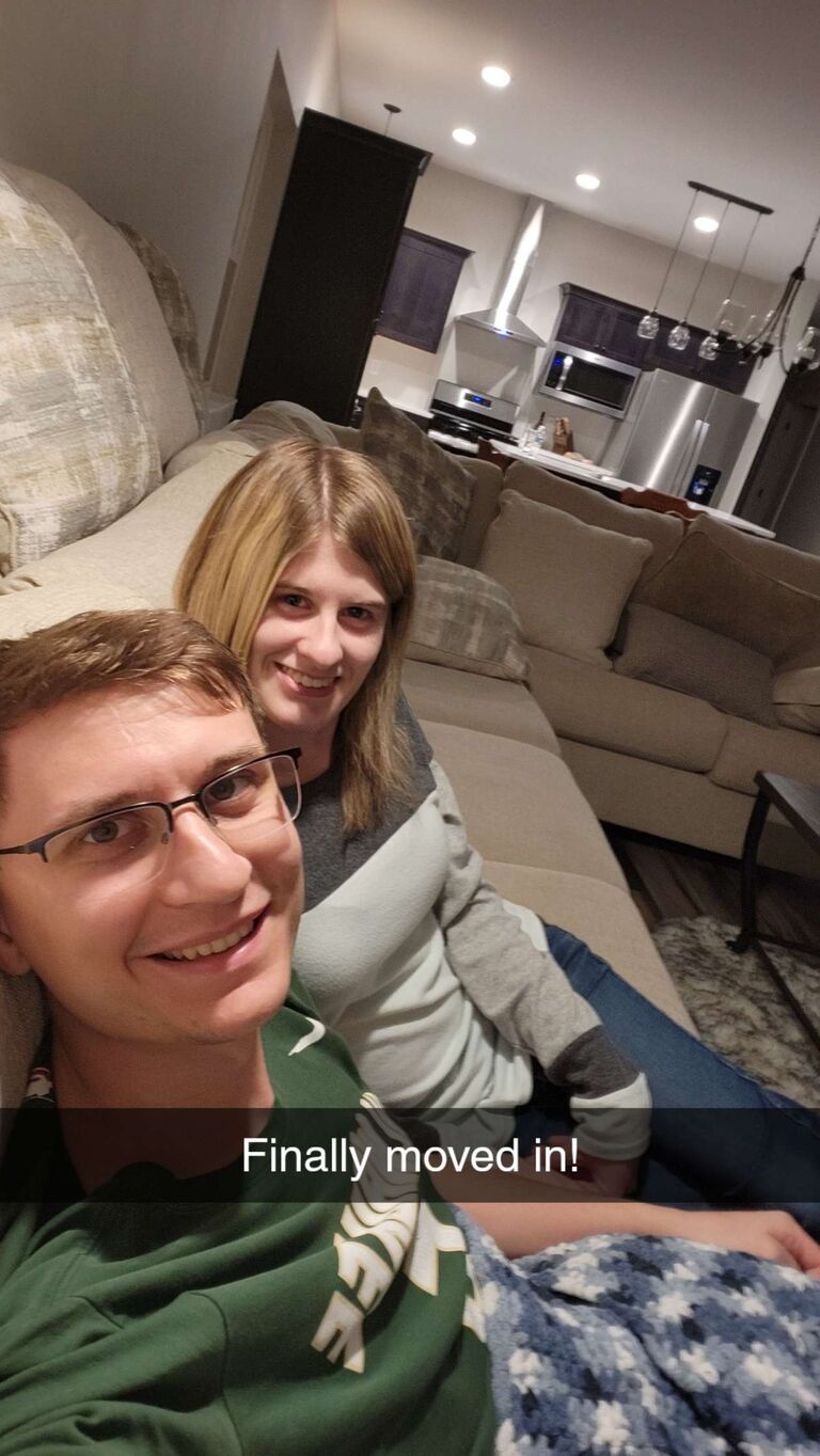 Moved into our house!