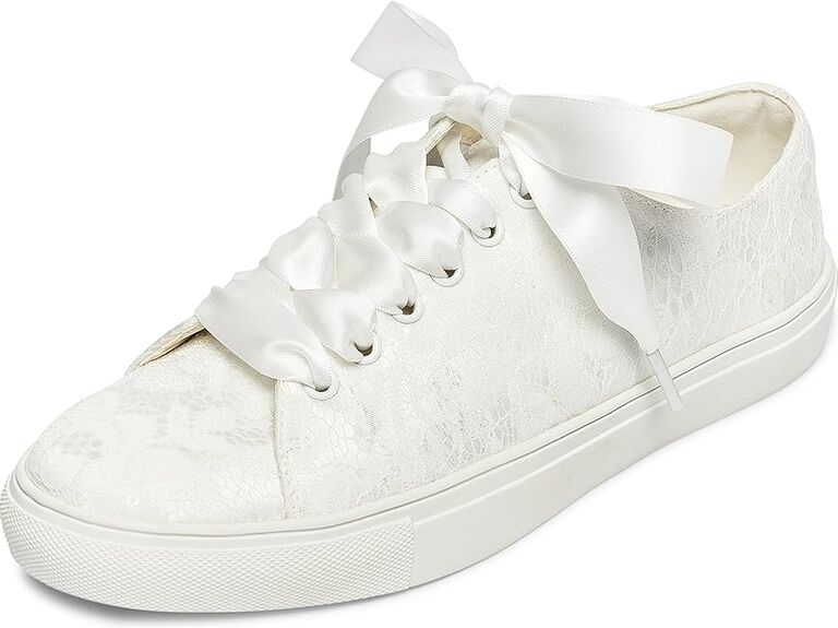 16 Best Wedding Sneakers for Brides from Pearl to Platform