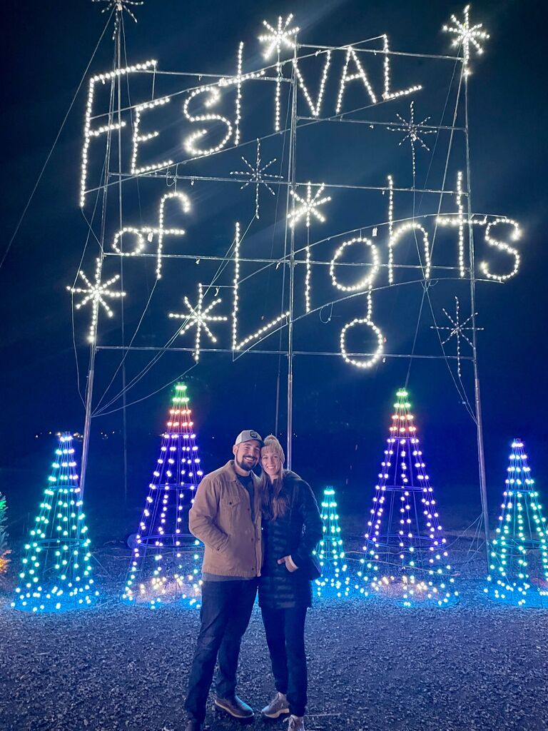 We love a light show and the holidays!