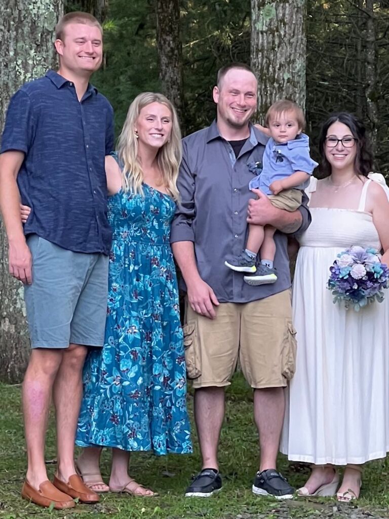 We gained a new sister-in-law, Jackie!