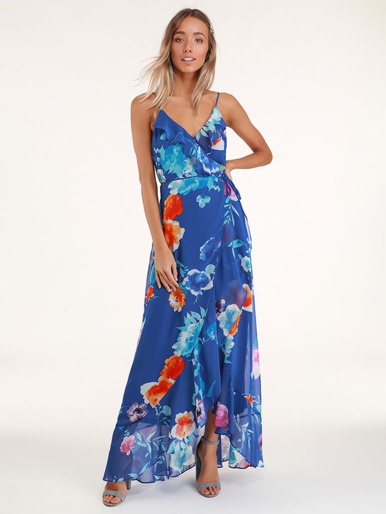 midi dresses for beach wedding guest