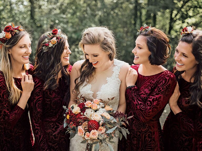 Pomegranate Bridesmaid Dresses