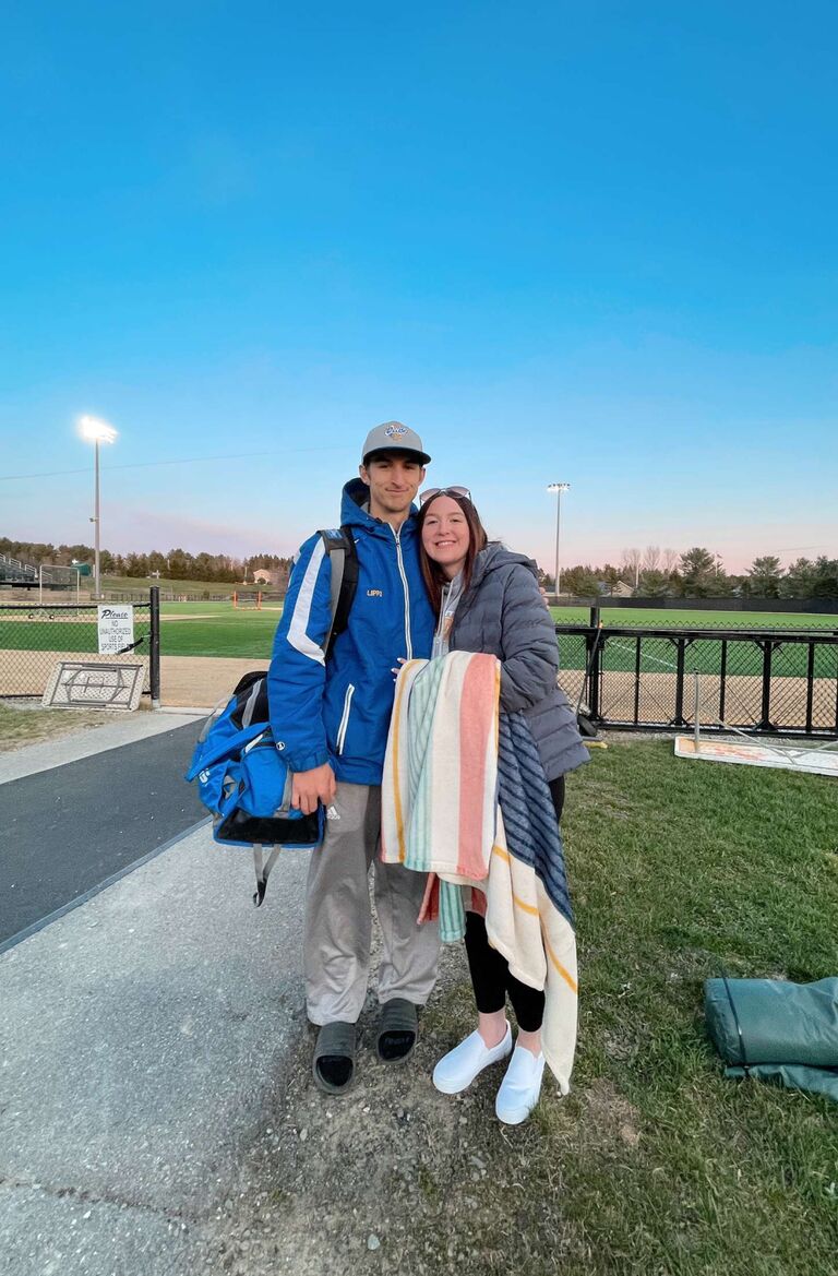 Cold days at the ball field!