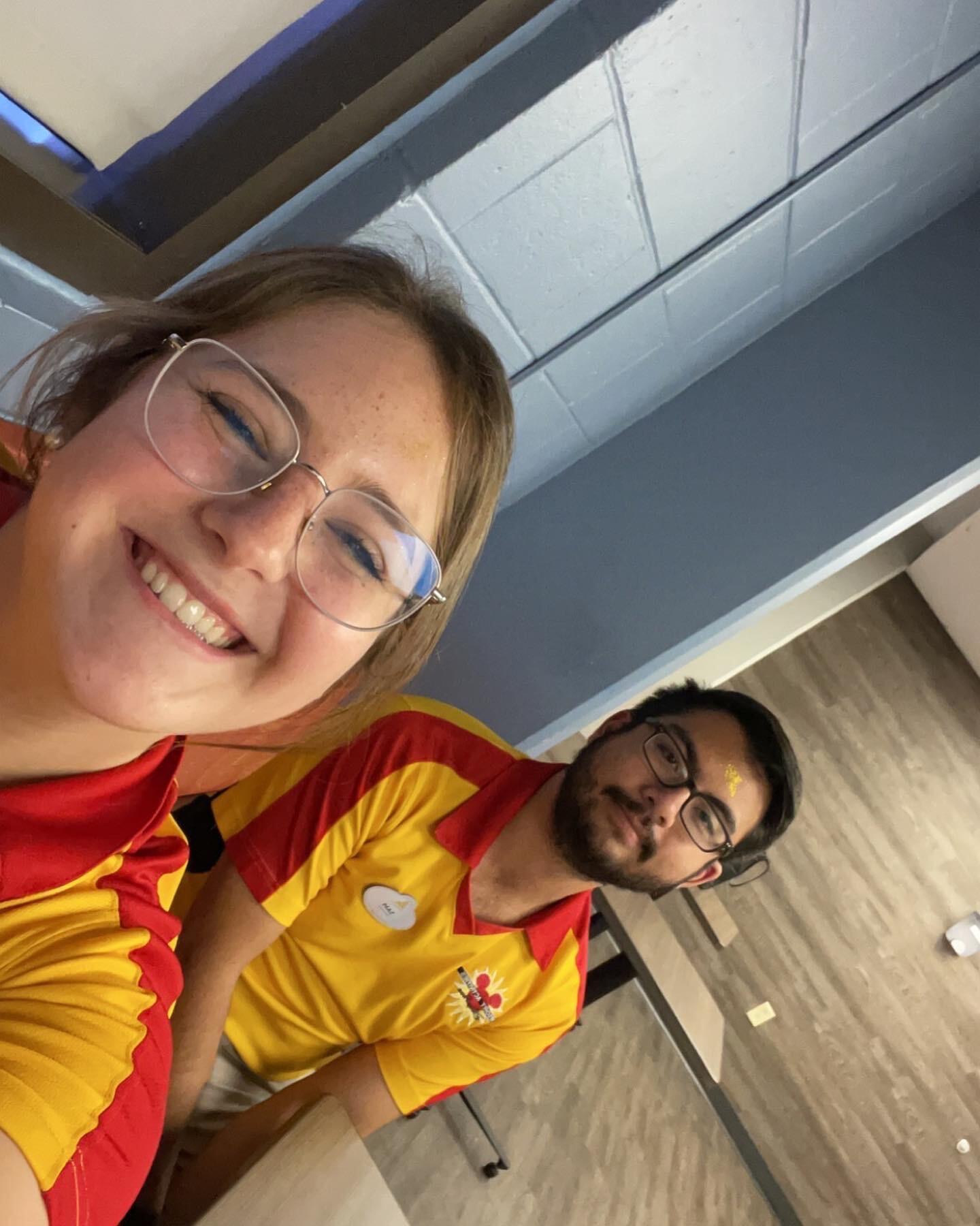 Cali and Sam met for the first time while working together at Disney's All Star Movies in Children's Activities.