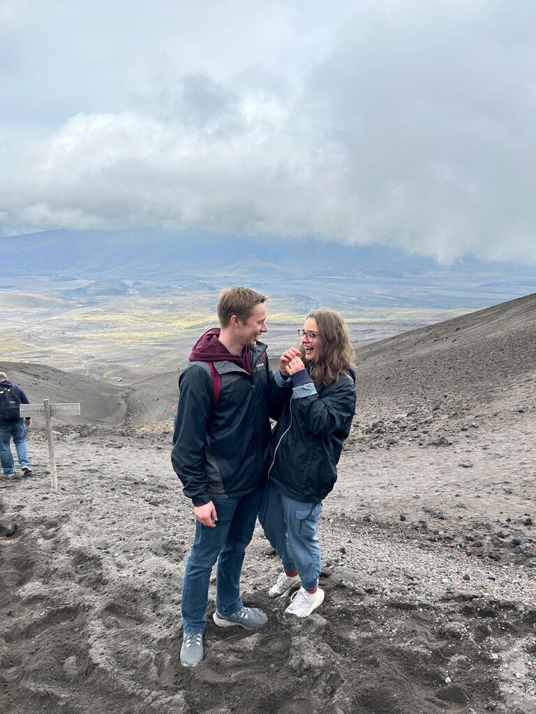 Jacob visits Jala studying abroad in Ecuador