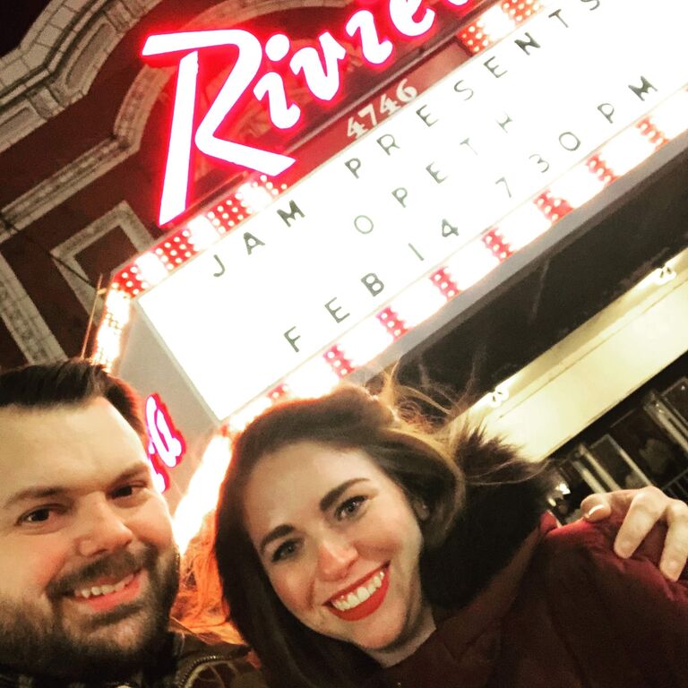 Celebrating our first Valentine's Day at Opeth