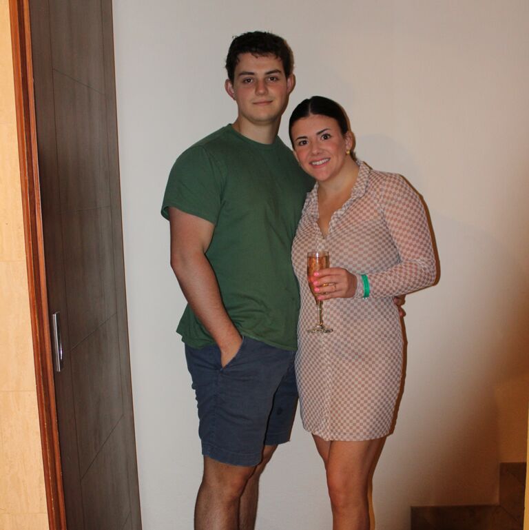 Went to Costa Rica with our families on vacation