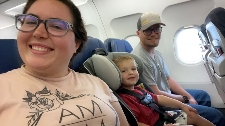 First plane ride together!!