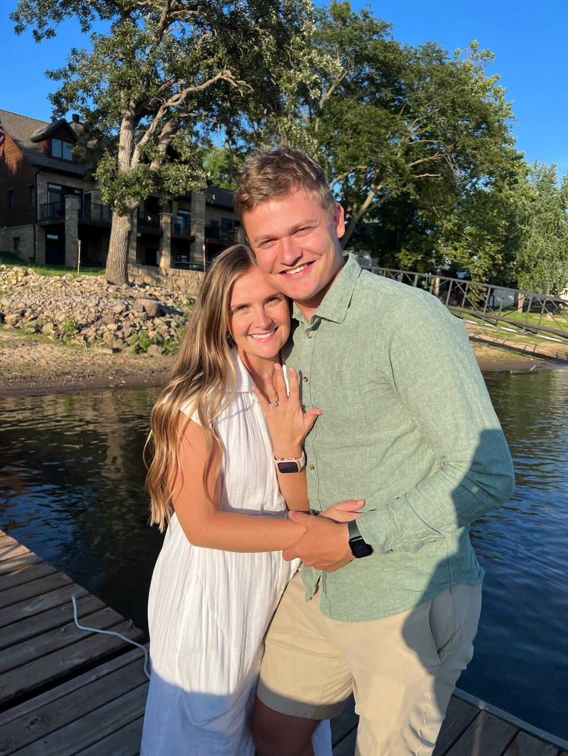 The BEST DAY EVER. Our engagement night, surrounded by our friends and family. 