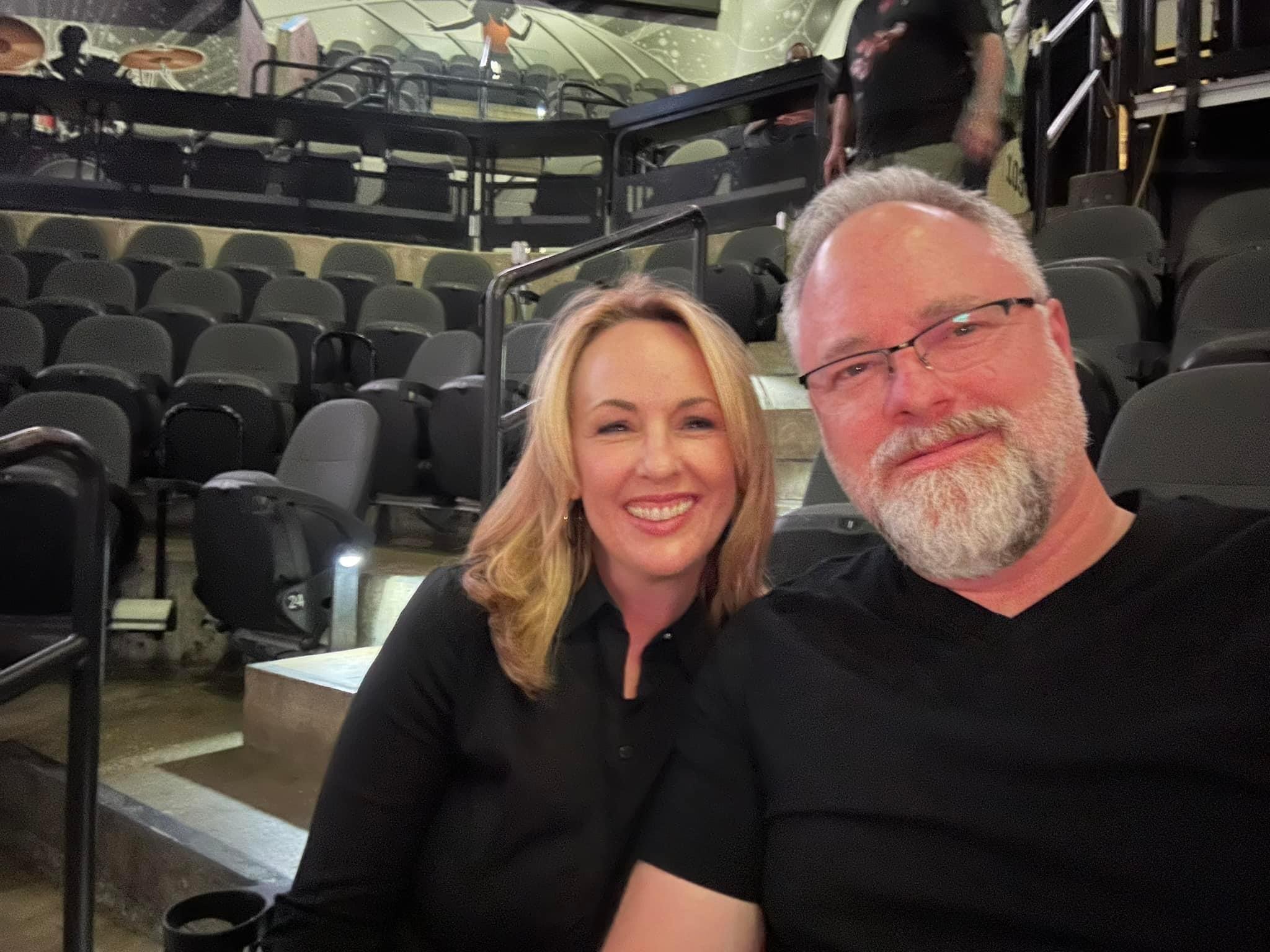 Depeche Mode in San Antonio  - our first "real" concert together!  We have a mutual love of music and have loved seeing some great shows! 