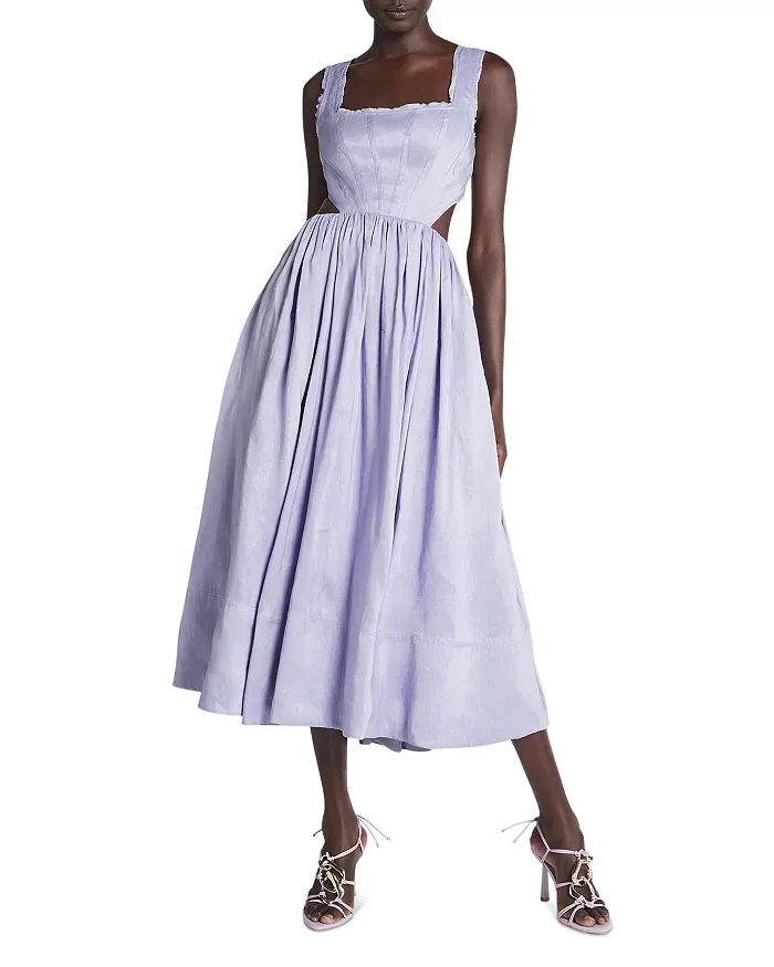 25 Midi Wedding Guest Dresses That Are Totally On Trend