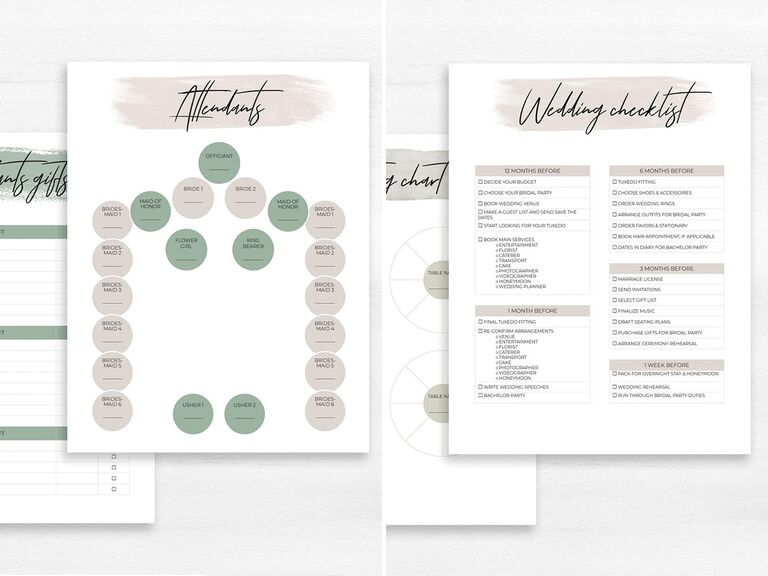 Wedding Planning Book - Organize Your Timeline To-Do List and Reduce Stress