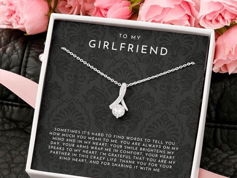to my girlfriend necklace