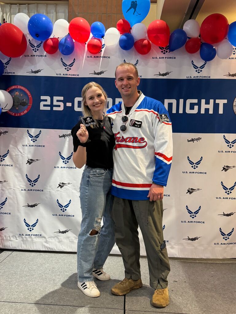 With training on the T-38 complete, Jake found out his next assignment is to become a FAIP (First Assignment Instructor Pilot) and will be based in Oklahoma for a few more years! Jake and Sarah are excited to continue their life in Oklahoma together, and are gearing up to become true Okies! #FAIPmafia