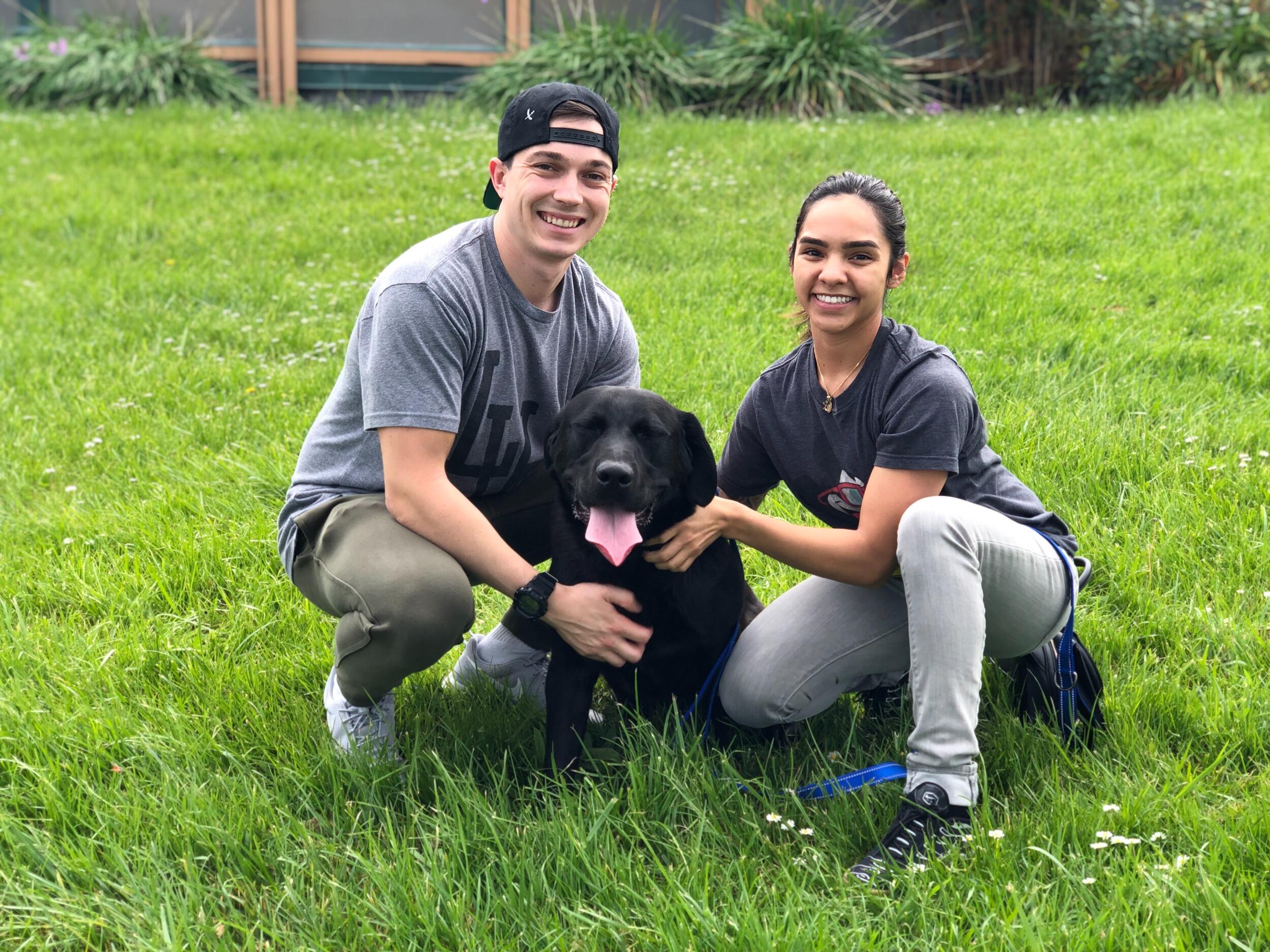Michael and Tania adopted Cooper from the Tri City animal shelter.