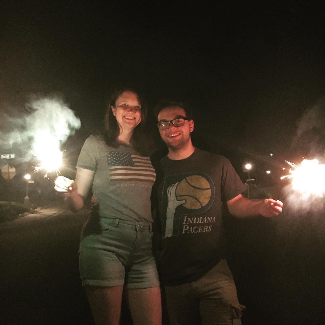 Levi's first time in Colorado, also the first time we saw each other since the pandemic started!