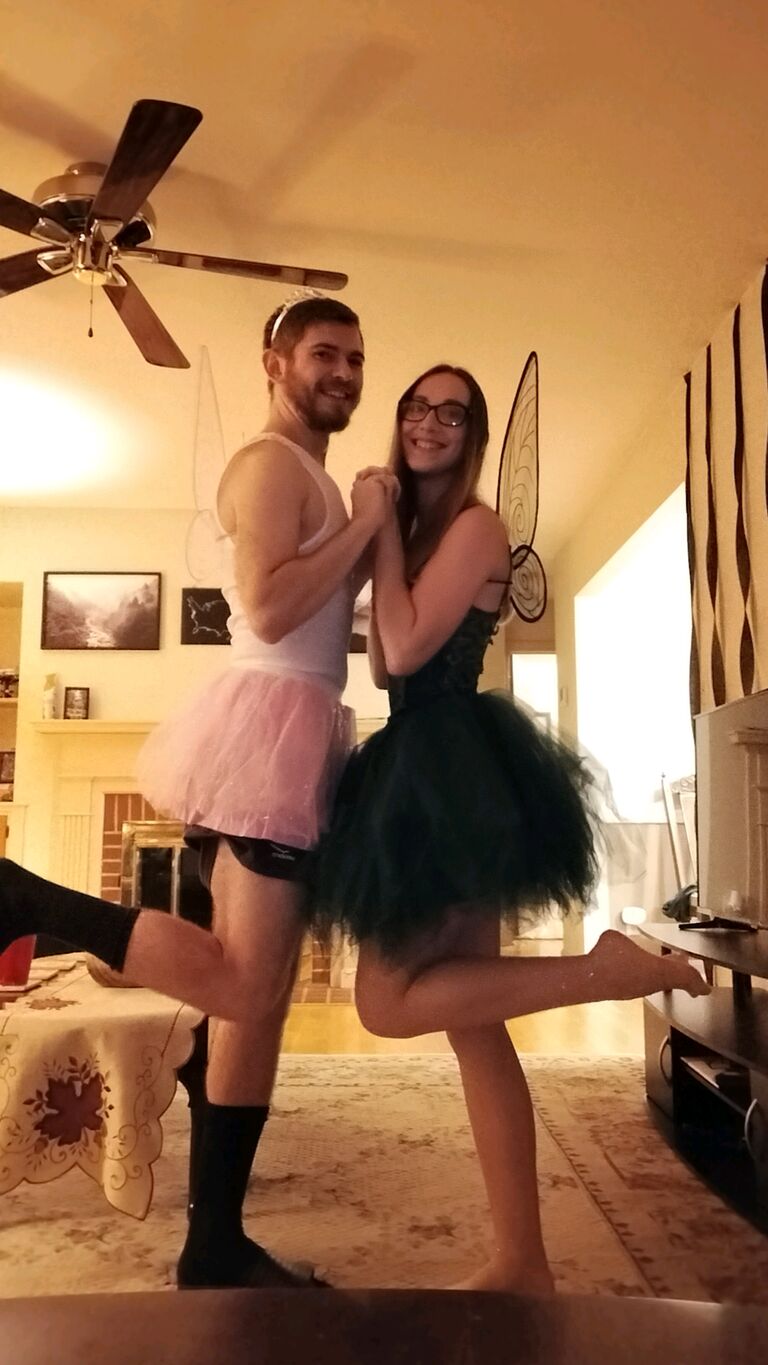 Halloween, Bobby decided that the best costume to match Hailey, was to also be a sexy fairy.