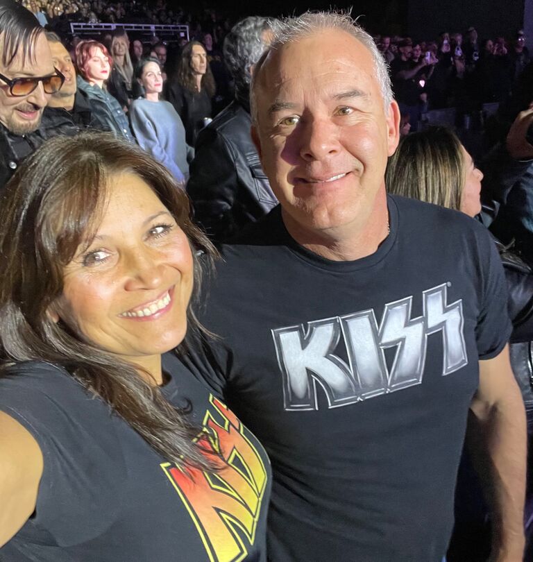 Went to a Kiss concert had a blast in California