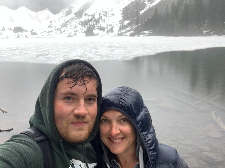 Snow lake