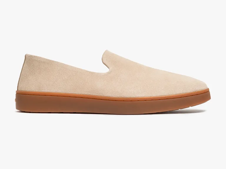 Tan Beacon slipper beach wedding shoes from Patara
