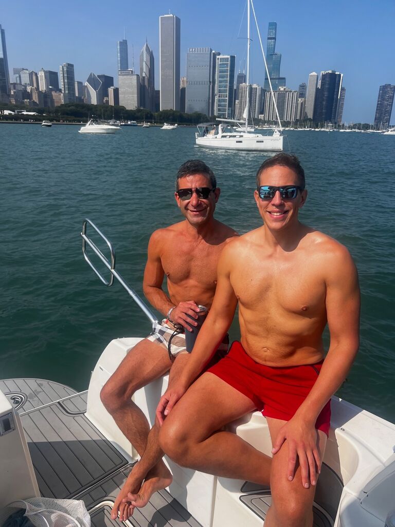 Alex & John enjoy always being aboard Nauti Boys