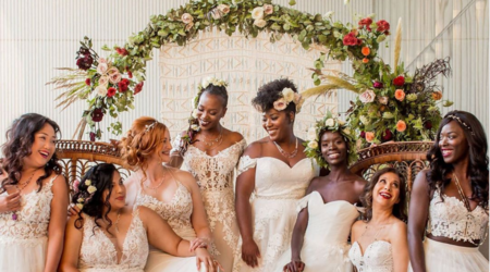 Bride's dream comes true with wedding veil that's longer than 63