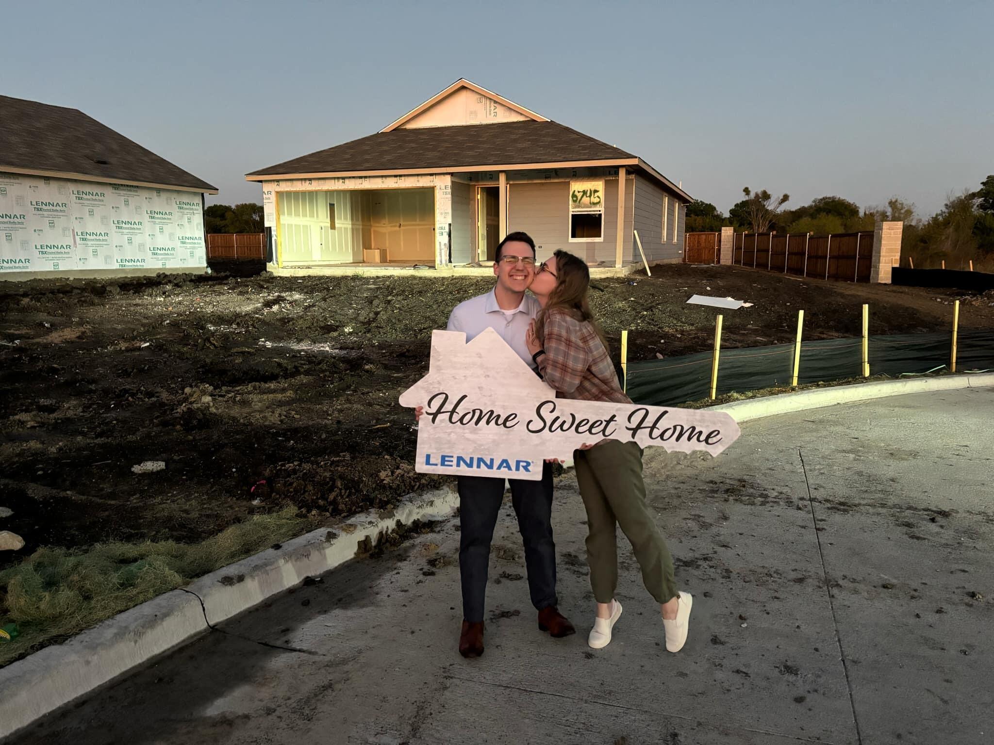 We signed on our future home! :)