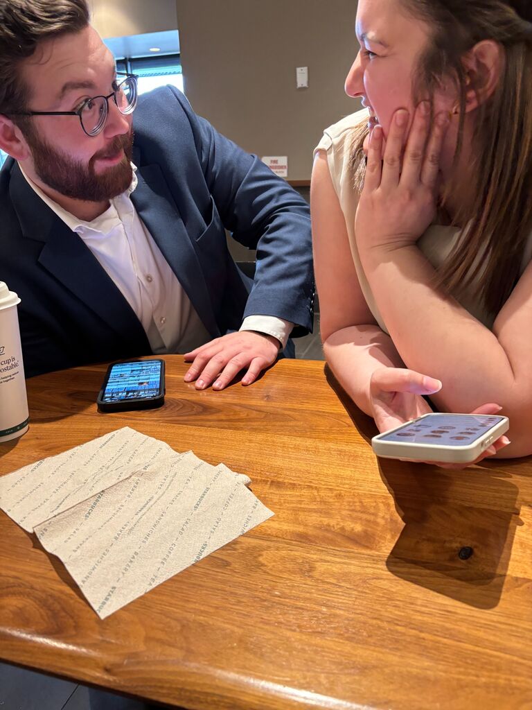 Possibly talking about how clueless I was all this time but how my subconscious was flirting...oopsies