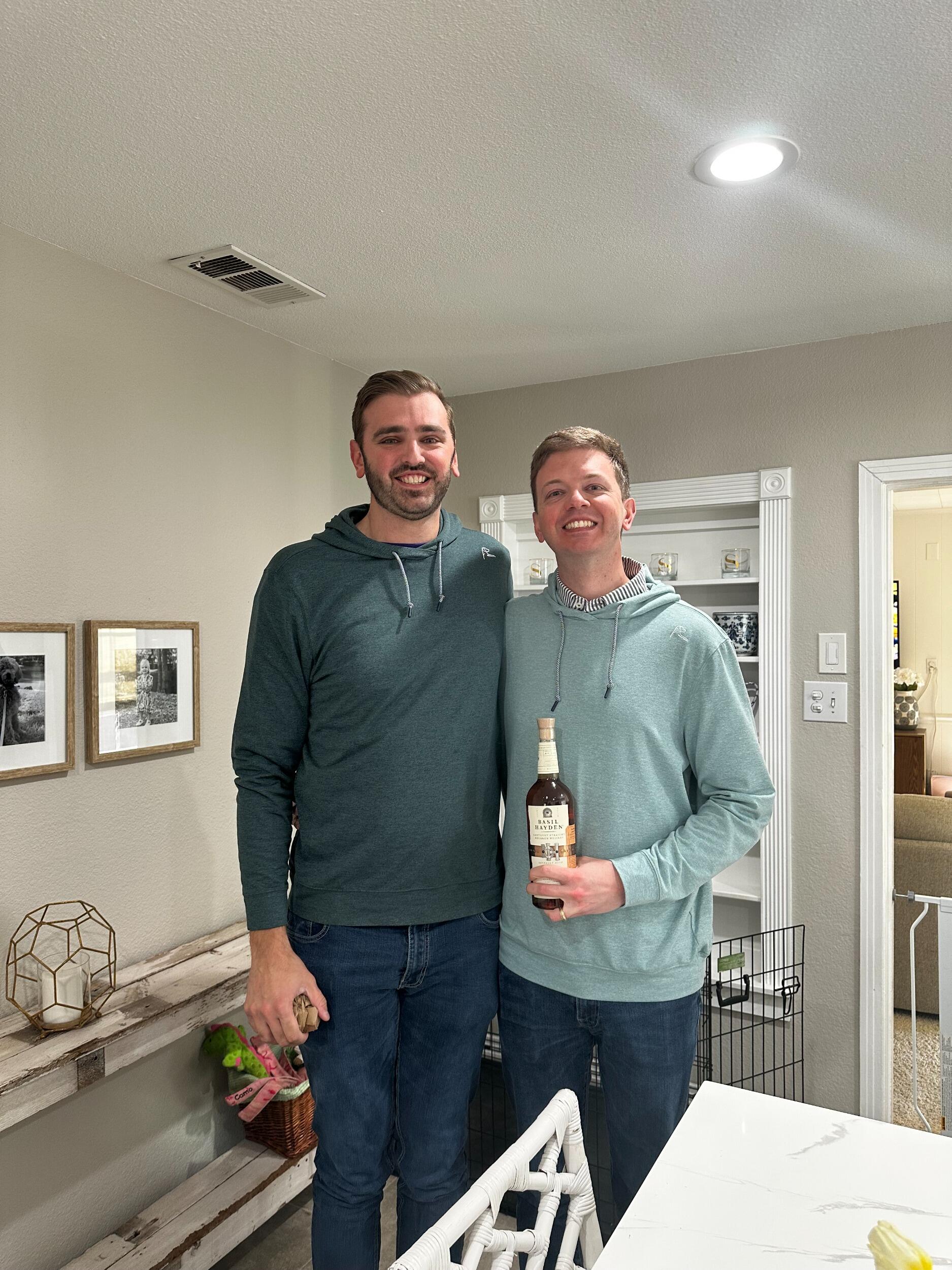 Travis asked Trent to be his Best Man while we were visiting Dallas for Kate's 2nd birthday!