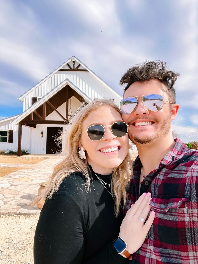 The day we toured our venue and knew this was the place!