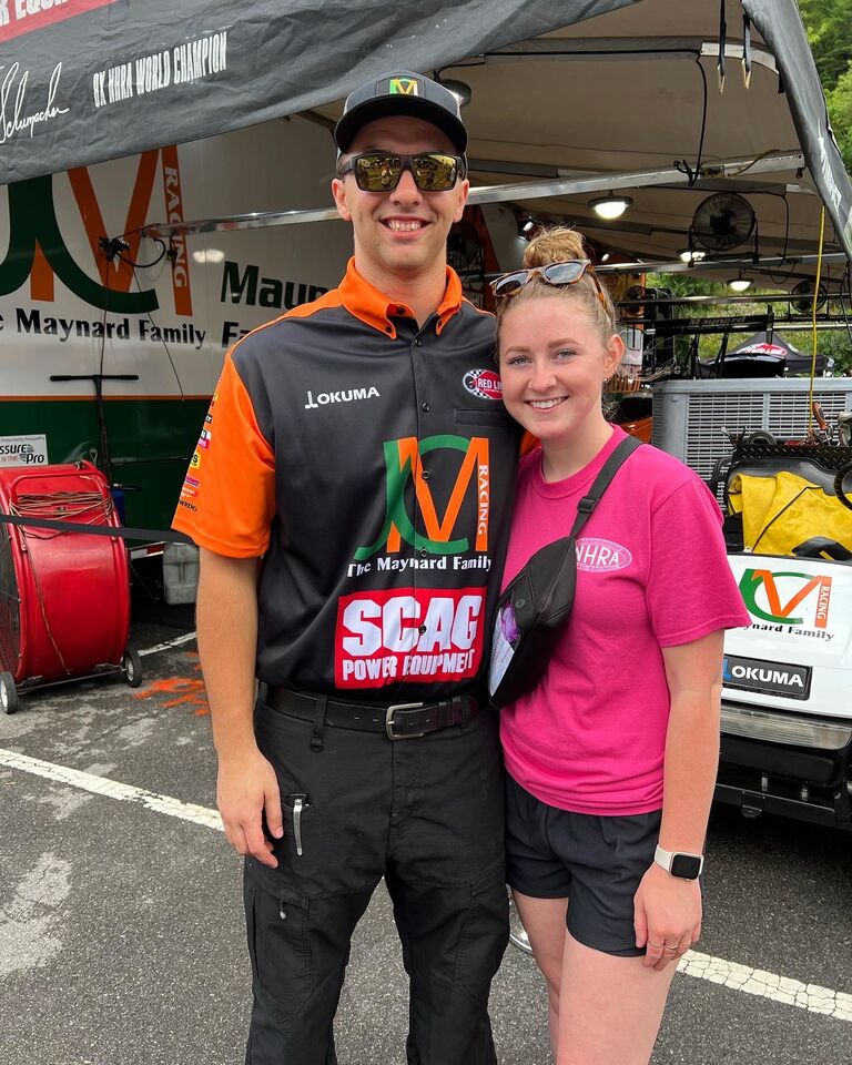 Nick had graduated from UNOH in 2021 and in January of 2022, was given the opportunity to interview with a Top Fuel Dragster team. He was offered the job and moved to Indianapolis shortly after!
