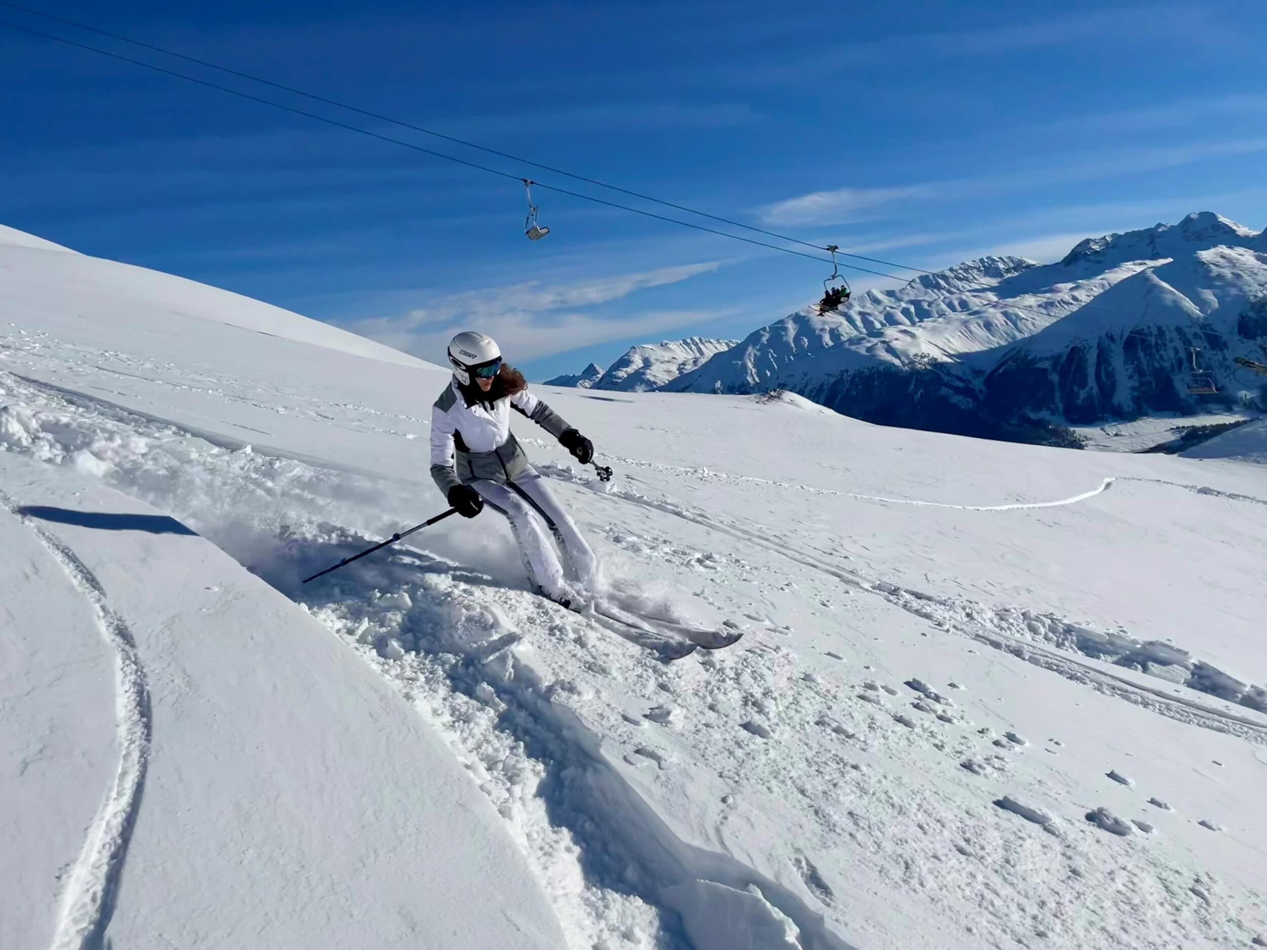 And of course skiing with stunning views of frozen lakes and mountains.