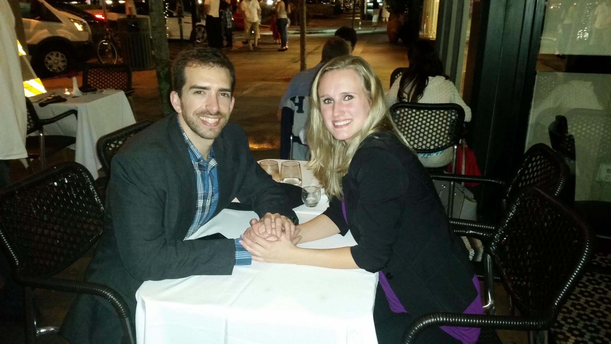 In the spring, Zach decided that he wanted to do a doctoral program at UM, so they traveled to Miami to explore and found their all-time, favorite restaurant: Fratellino's. 