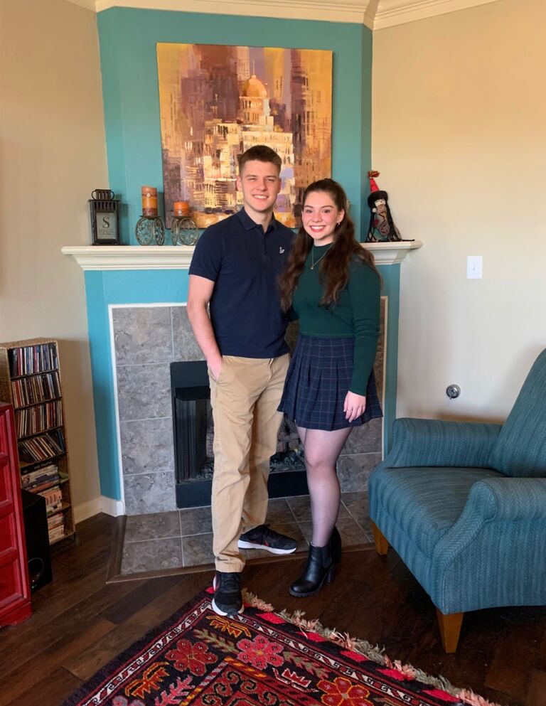 1 year together! Patty and Noah celebrated by having an Italian dinner followed by BigShots golf (Patty won).