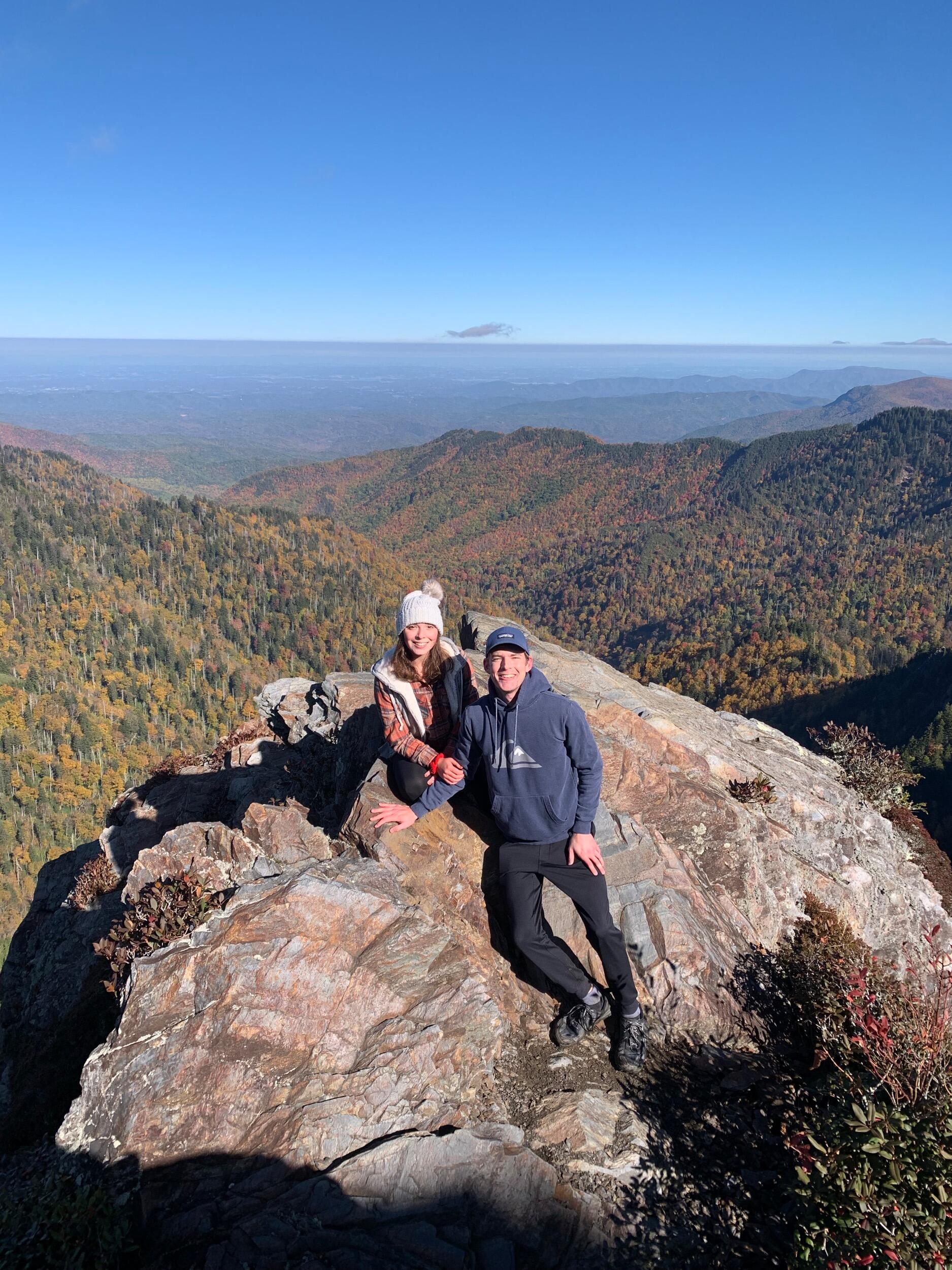 Their second year anniversary was spent exploring Smokey National Park and Gatlinburg