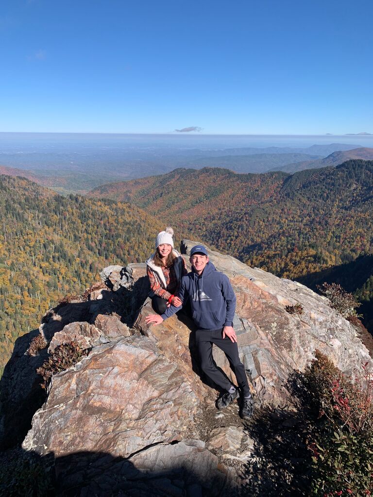 Their second year anniversary was spent exploring Smokey National Park and Gatlinburg