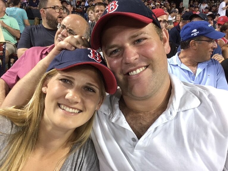 Long distance didn't last long! Sarah realized restaurant management wasn't for her and transitioned to marketing instead. Luckily she got a job in Boston where she could be closer to Dan!