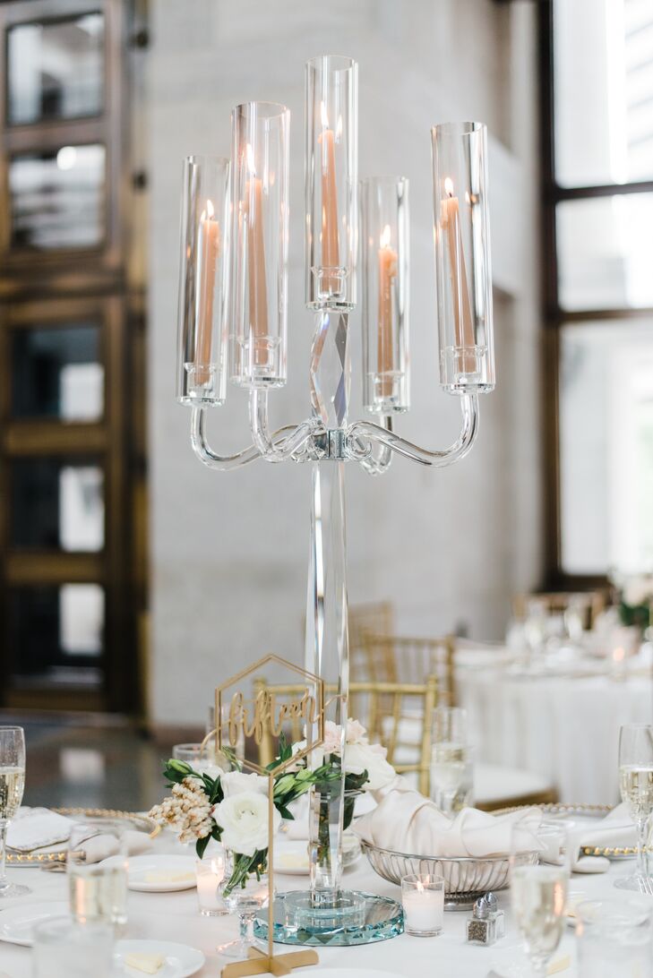 Modern Crystal Candelabra