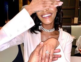 jourdan dunn covers her eyes engagement ring