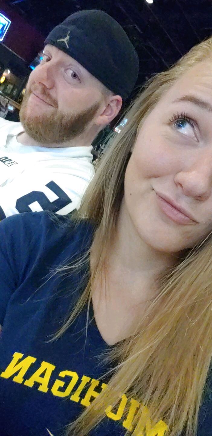 Hanging out and going to sports games...