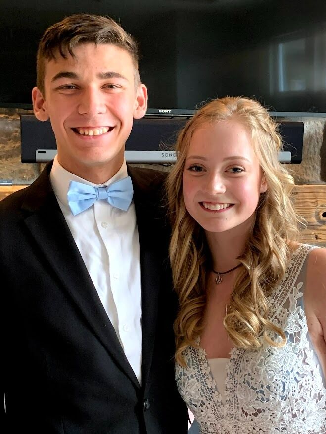 Our junior prom was an exciting evening of laughter, and dancing... we did leave a little early to get Andy's ice cream and watch Nacho Libre with friends as our after prom.