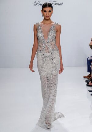 Pnina Tornai for Kleinfeld 4534 Sheath Wedding Dress