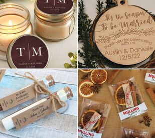 Four winter wedding favor ideas 