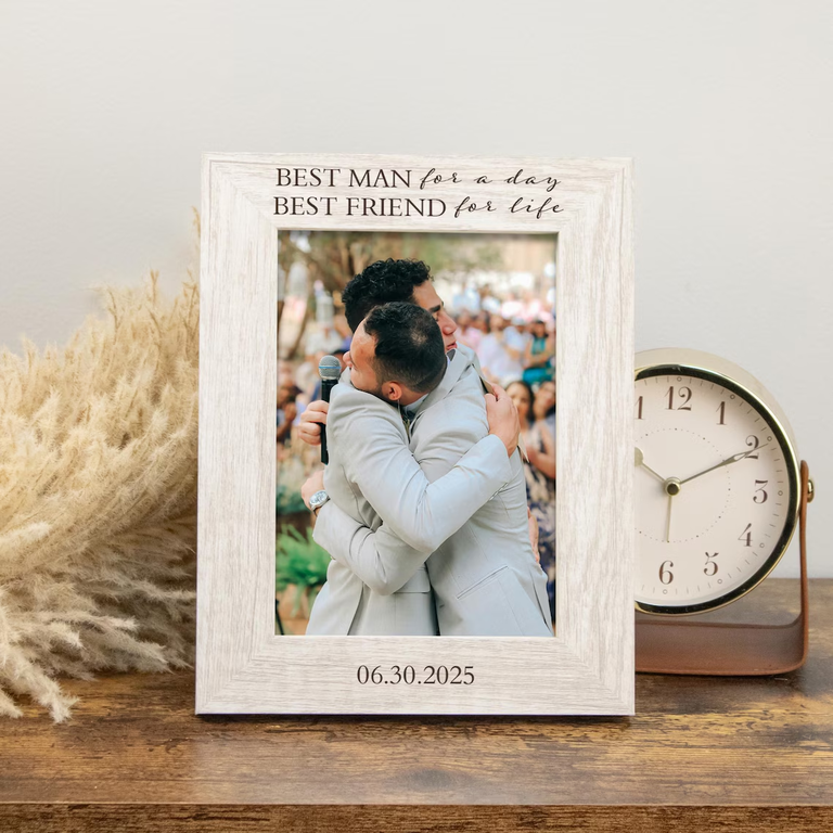 Best Man Photo Frame