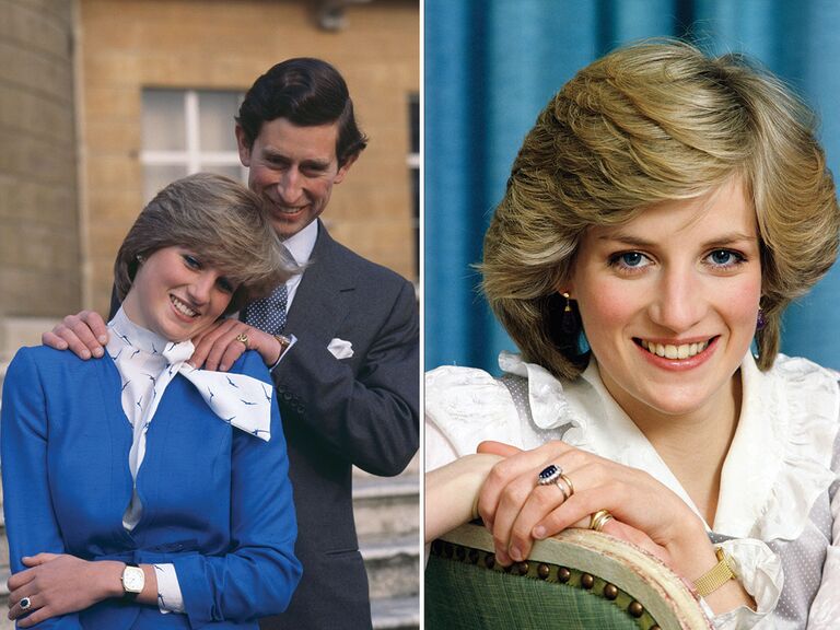 Princess diana engagement hot sale ring price