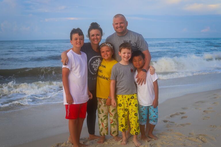 Our first vacation as a family of 6! Perdido Key with The Webster's.
