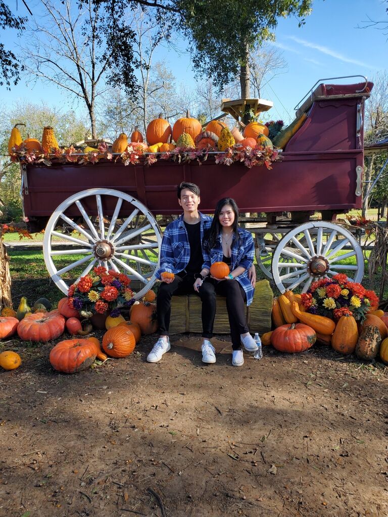 This was our first time at a pumpkin patch farm at Pettit Creek Farms. We made it a tradition to visit a different pumpkin patch farm every fall.