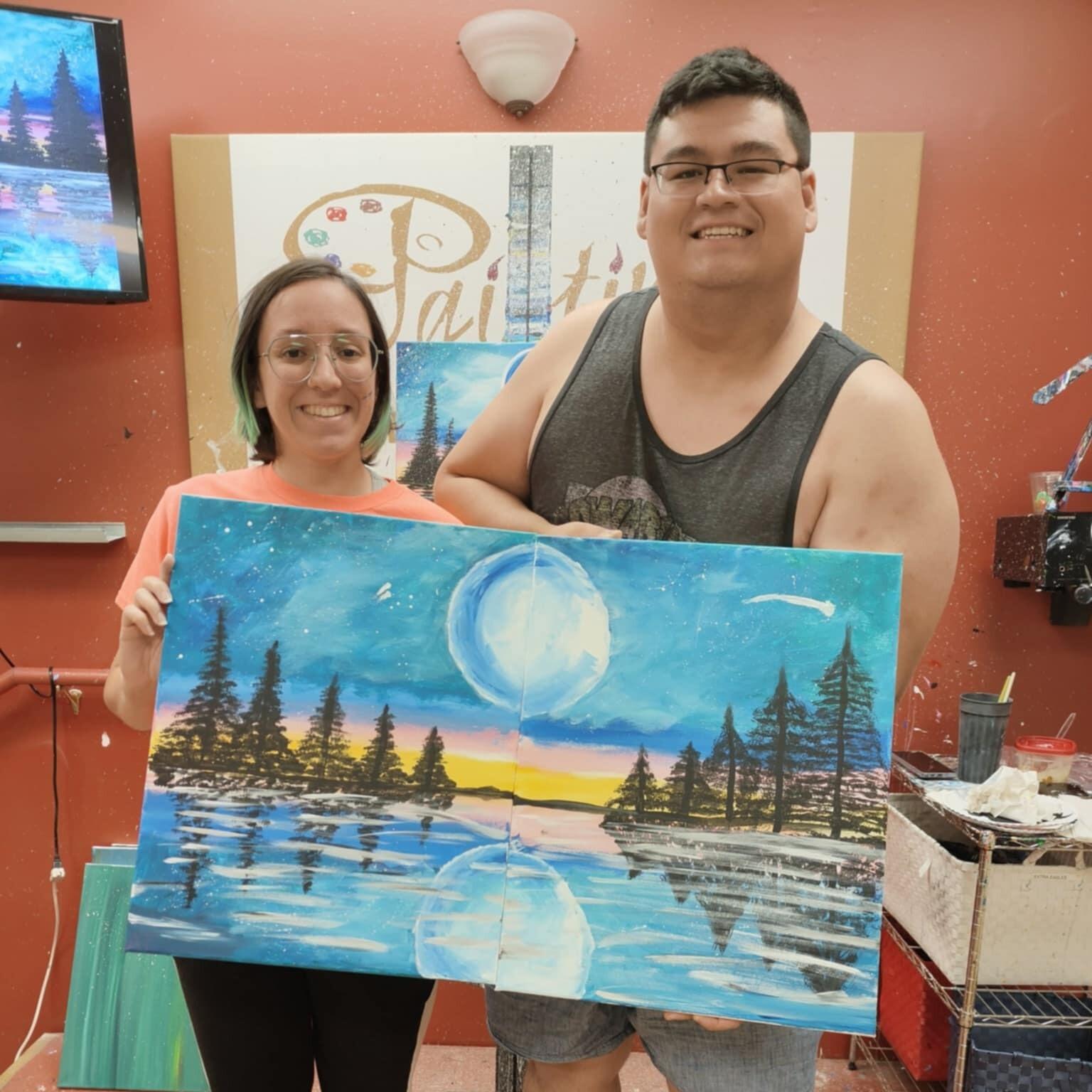 Our first Painting with a Twist date night!