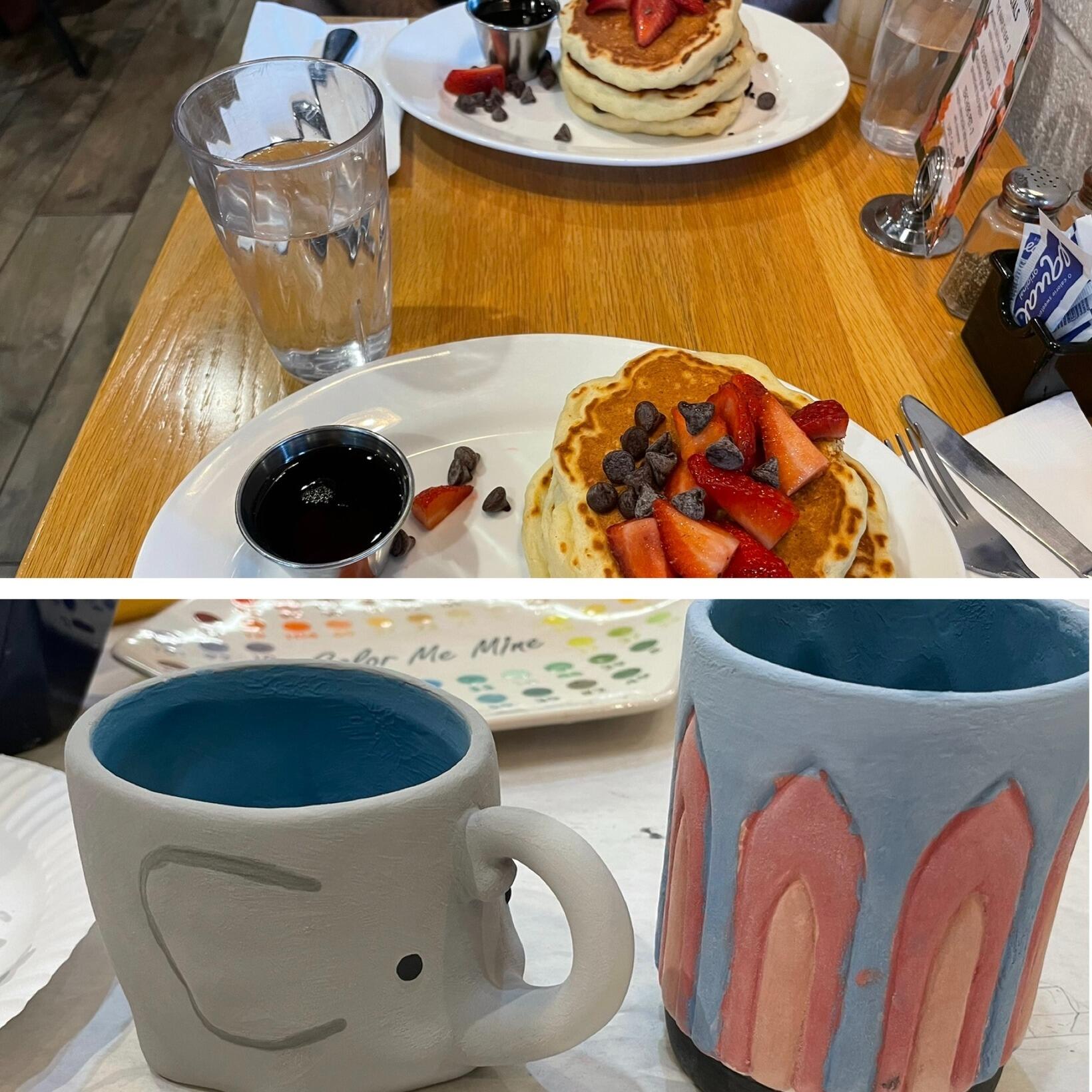 Ankitha and Amol met for their first date on September 3rd, 2022 in New Jersey (thanks to Amol for agreeing to travel there) at the Edison Automat where they both ordered the same pancake dish! This spot would become one of their go-to brunch spots!! Their date continued at the Menlo Park Mall, where they went to Color Me Mine and painted together. The date basically spanned the whole day, and when Ankitha dropped Amol off at Metropark station, they both knew that this was the start of something very special between them❤️ It was here that Ankitha also realized that she would need to spend more than 10,000 hours to upgrade Amol’s painting skills…